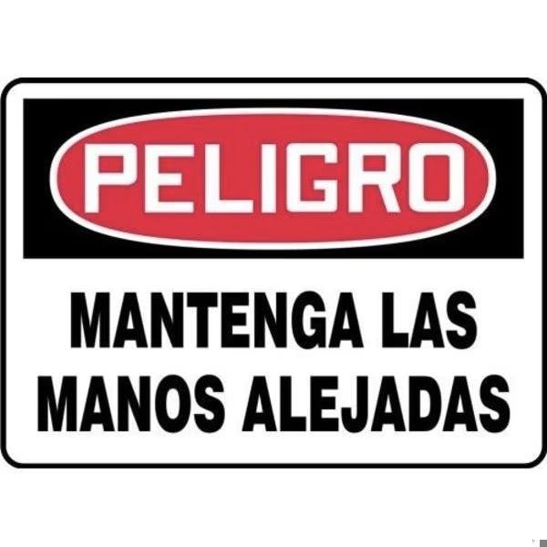 Accuform OSHA DANGER Safety Sign KEEP HANDS SHMEQM050XT - main